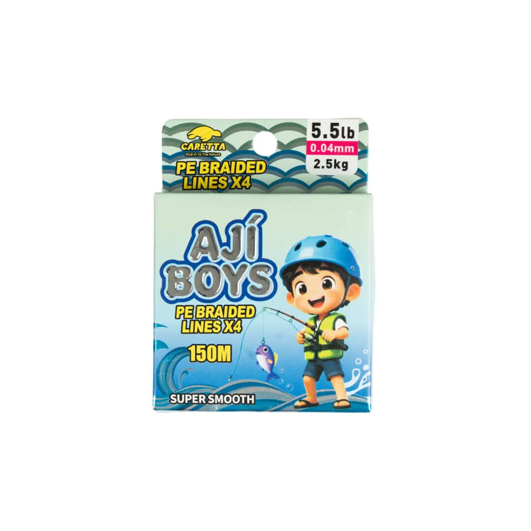 Caretta Aji Boys 4x 150 Mt Pink İp Misina