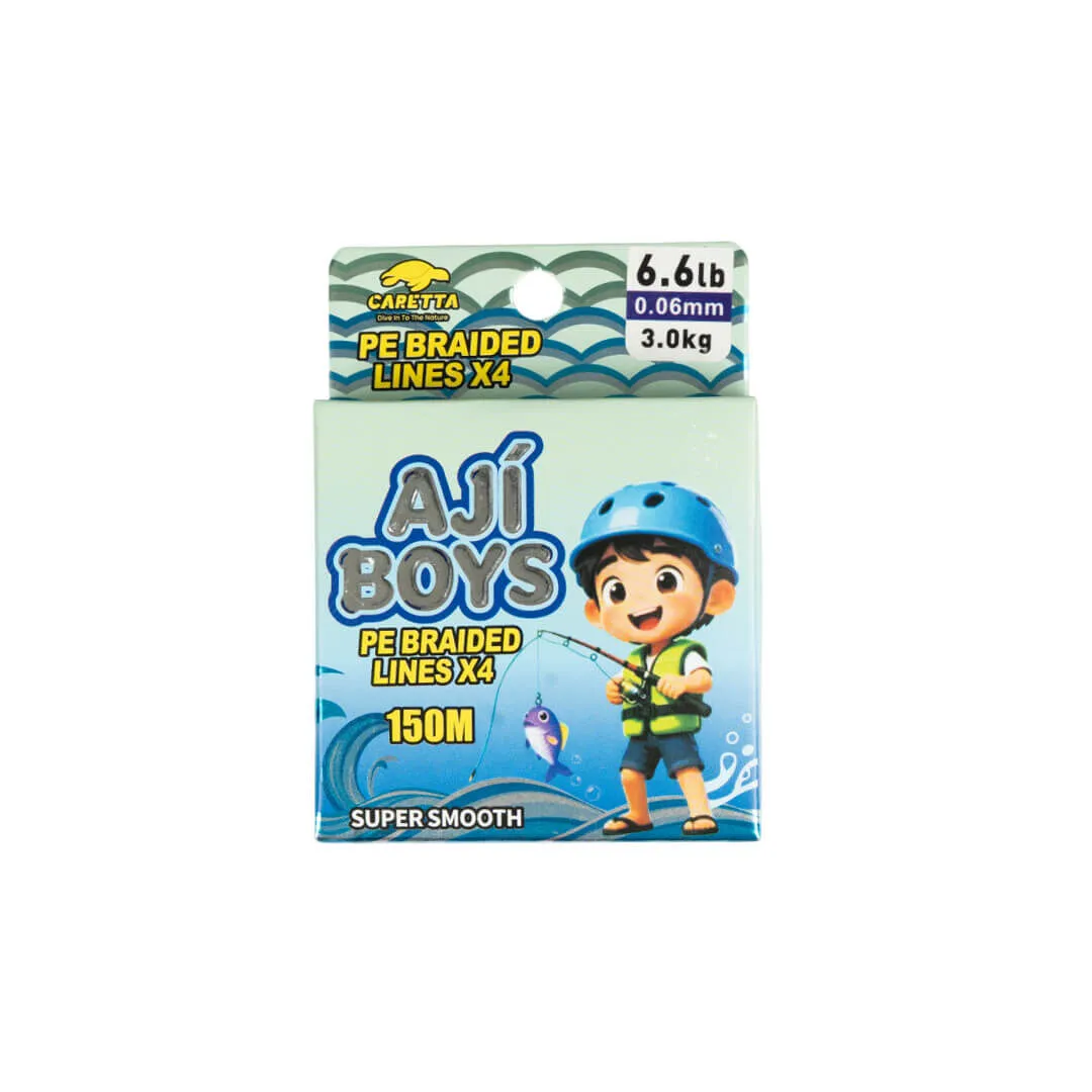 Caretta Aji Boys 4x 150 Mt Purple İp Misina